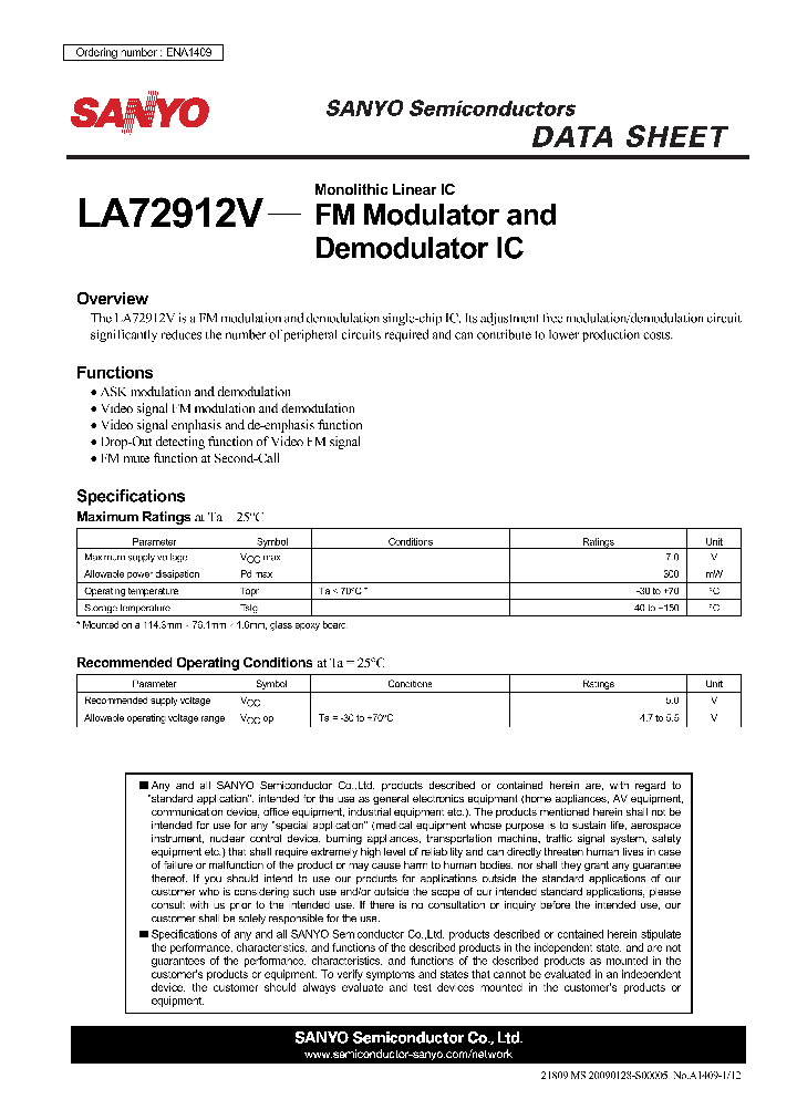 LA72912V_4505524.PDF Datasheet