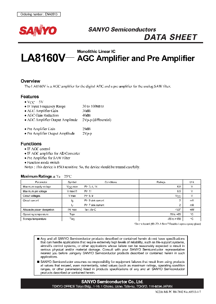LA8160V_4353891.PDF Datasheet