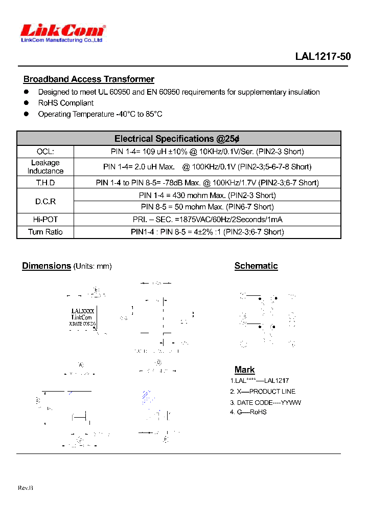 LAL1217-50_4720281.PDF Datasheet
