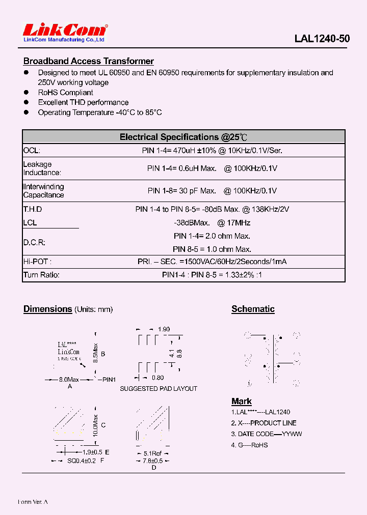 LAL1240-50_4721095.PDF Datasheet