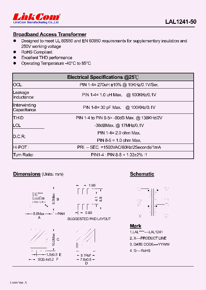 LAL1241-50_4764849.PDF Datasheet