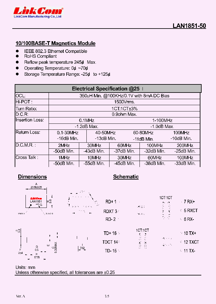 LAN1851-50_4864697.PDF Datasheet
