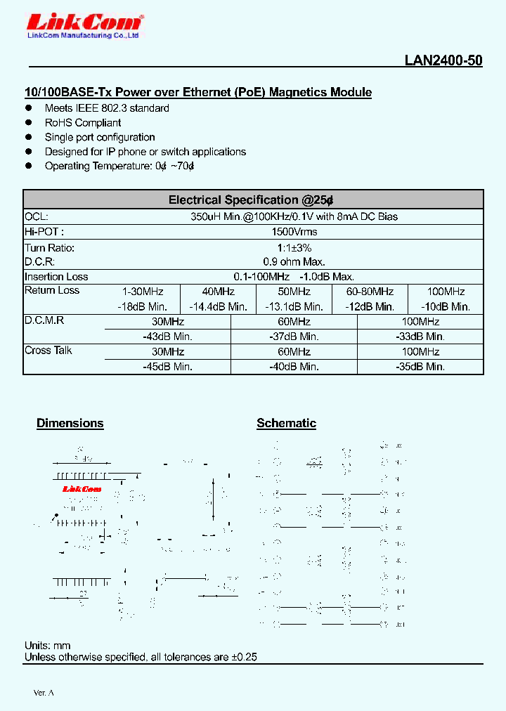 LAN2400-50_4590077.PDF Datasheet