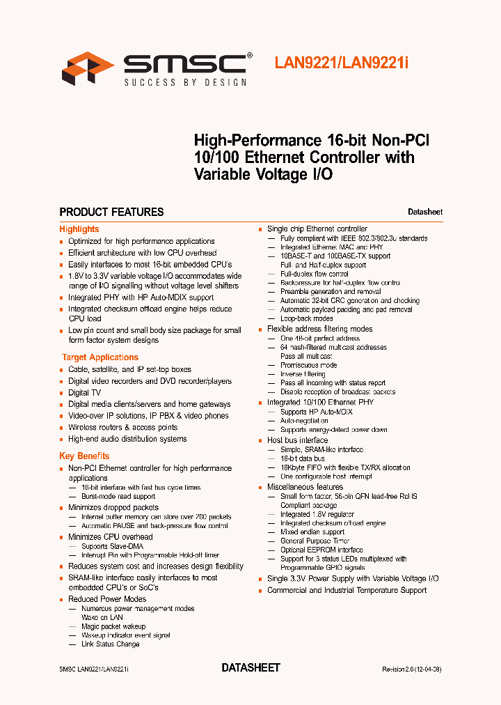 LAN9221I-ABZJ_4652066.PDF Datasheet