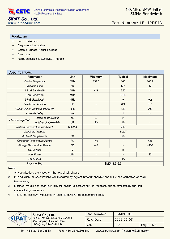 LB140DS43_4871658.PDF Datasheet