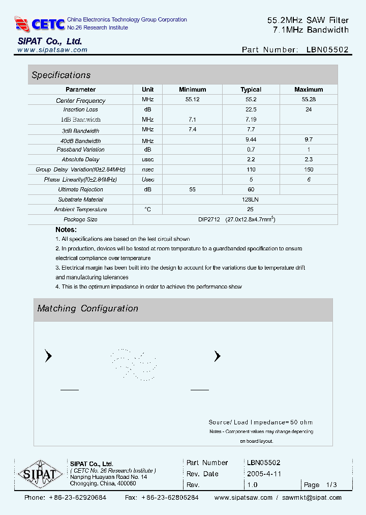 LBN05502_4399441.PDF Datasheet