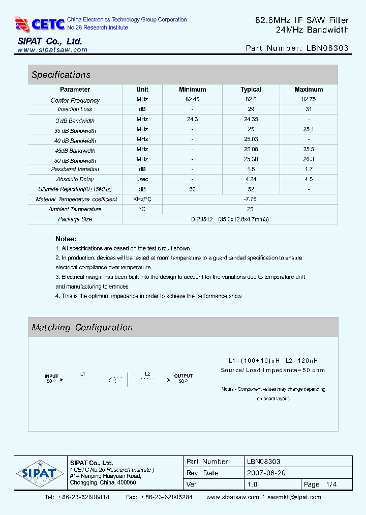 LBN08303_4314861.PDF Datasheet