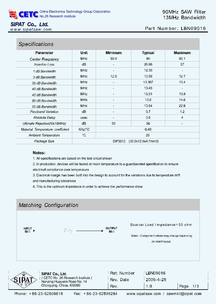 LBN09016_4490035.PDF Datasheet