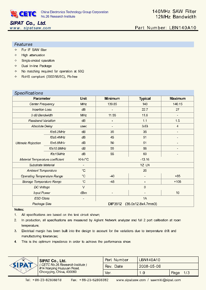 LBN140A10_4192147.PDF Datasheet
