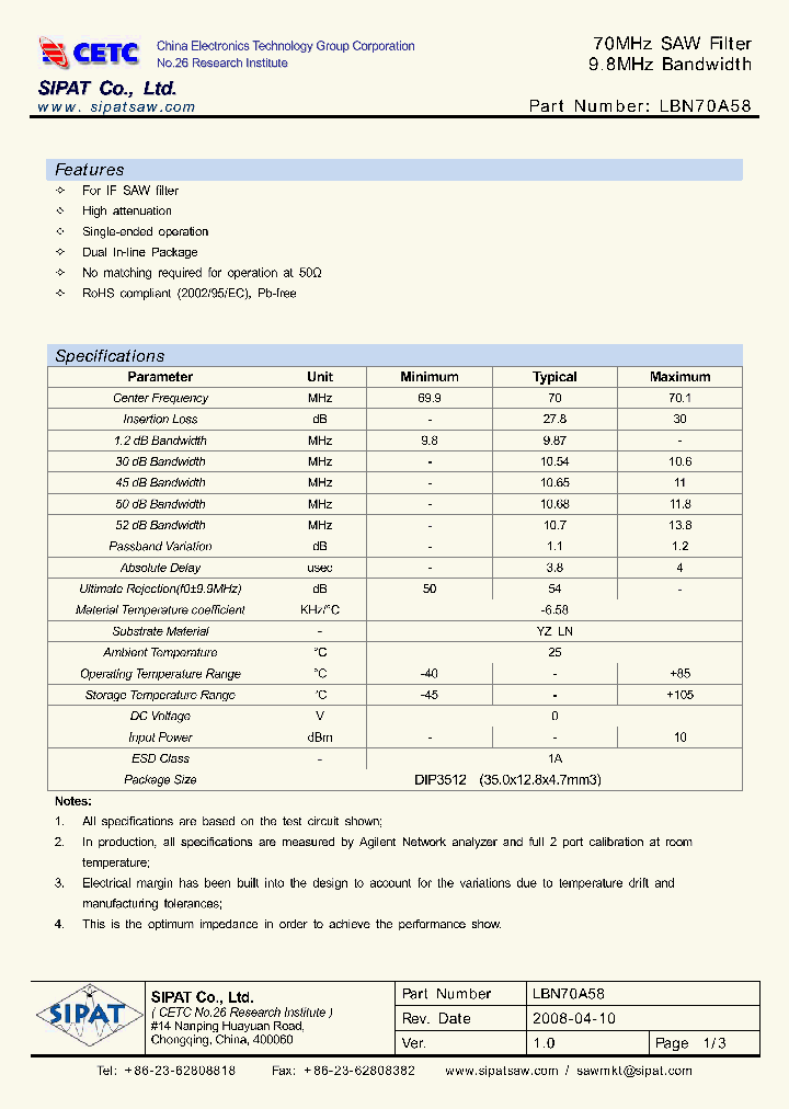 LBN70A58_4489992.PDF Datasheet