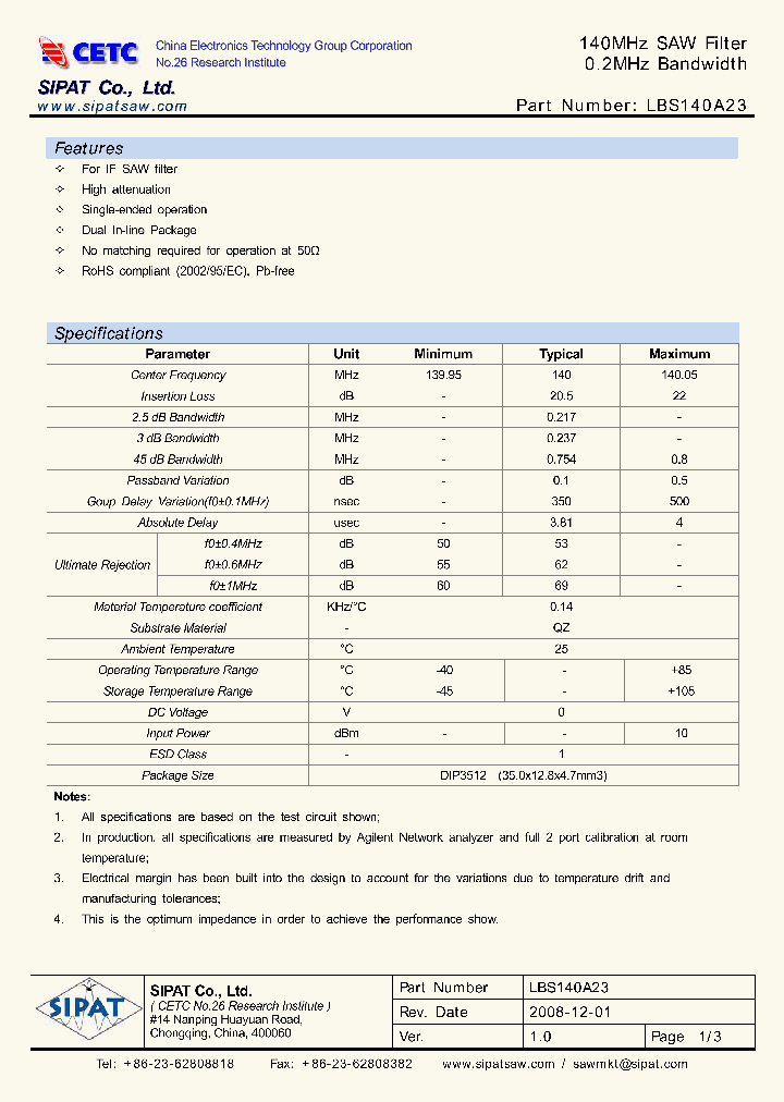 LBS140A23_4473778.PDF Datasheet