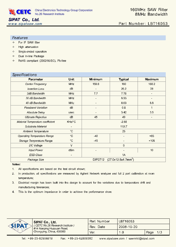 LBT16053_4609973.PDF Datasheet