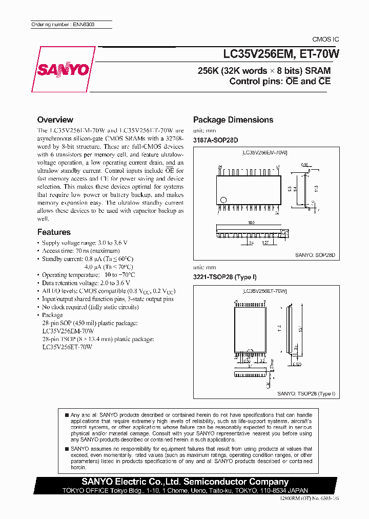 LC35V256ET-70W_4323252.PDF Datasheet