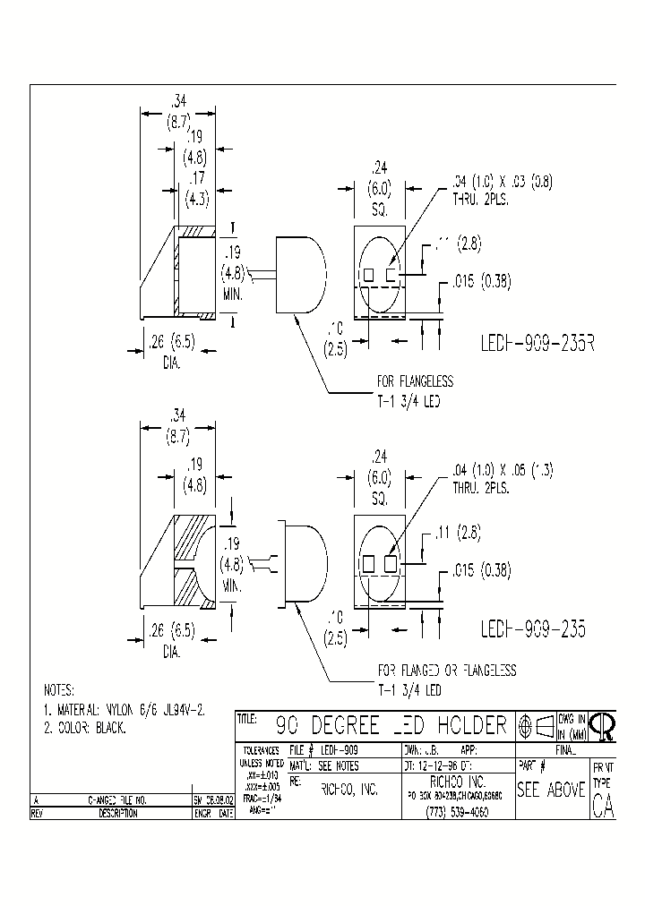 LEDH-909-235R_4784363.PDF Datasheet