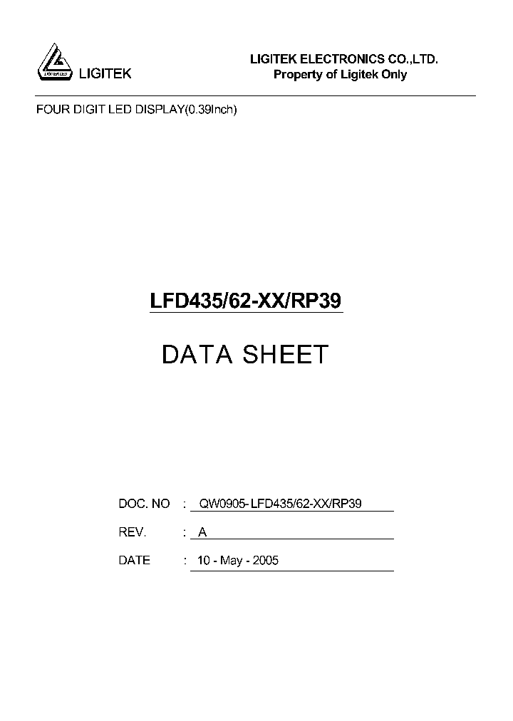 LFD435-62-XX-RP39_4746503.PDF Datasheet