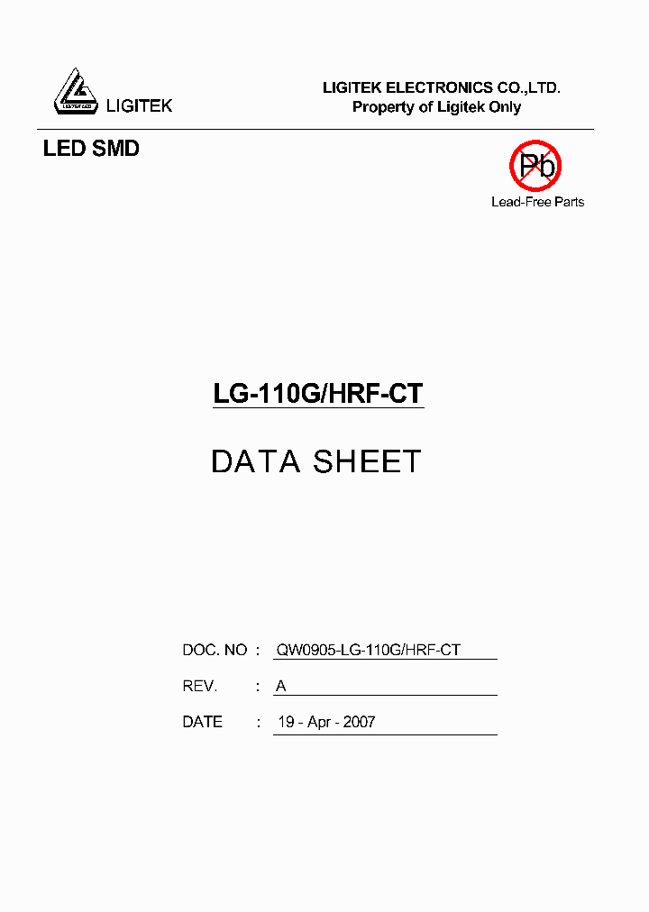 LG-110G-HRF-CT_4635461.PDF Datasheet