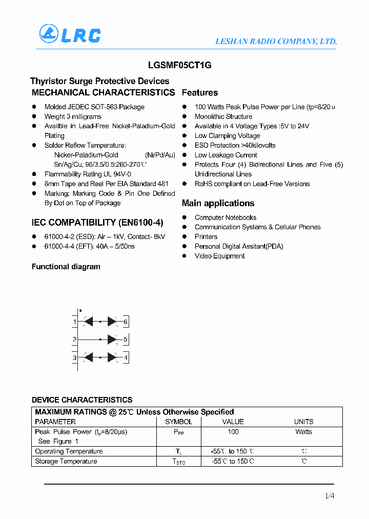 LGSMF05CT1G_4710378.PDF Datasheet