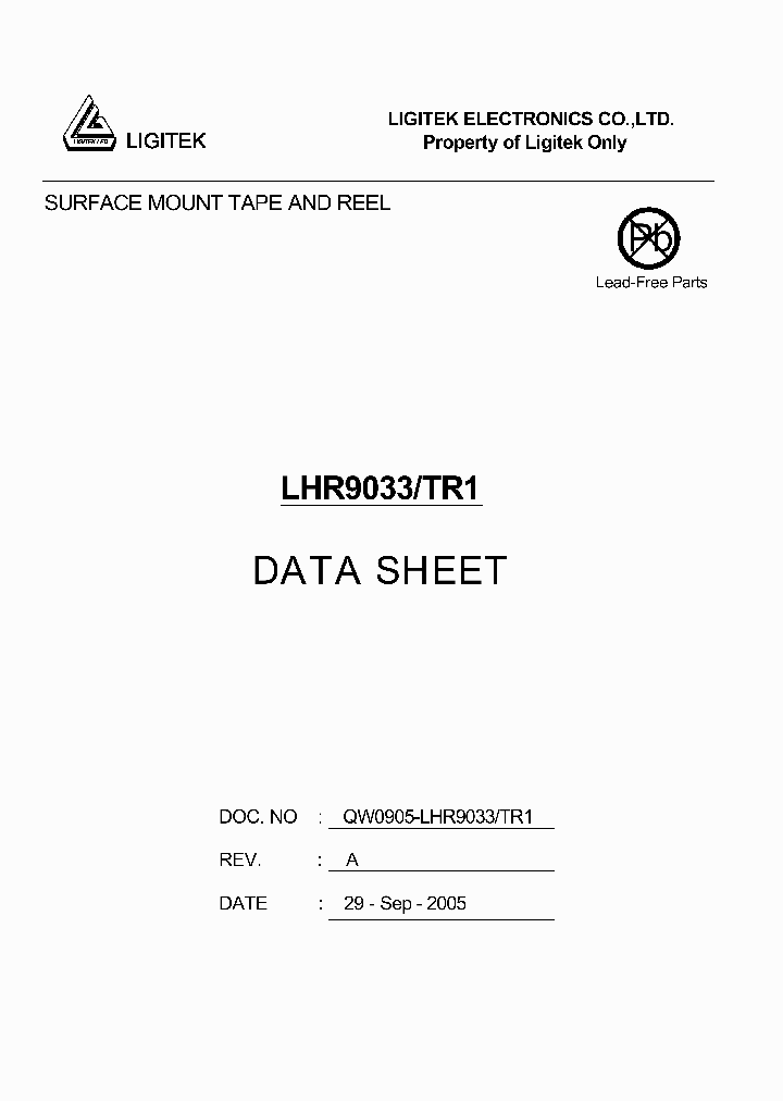 LHR9033-TR1_4546789.PDF Datasheet