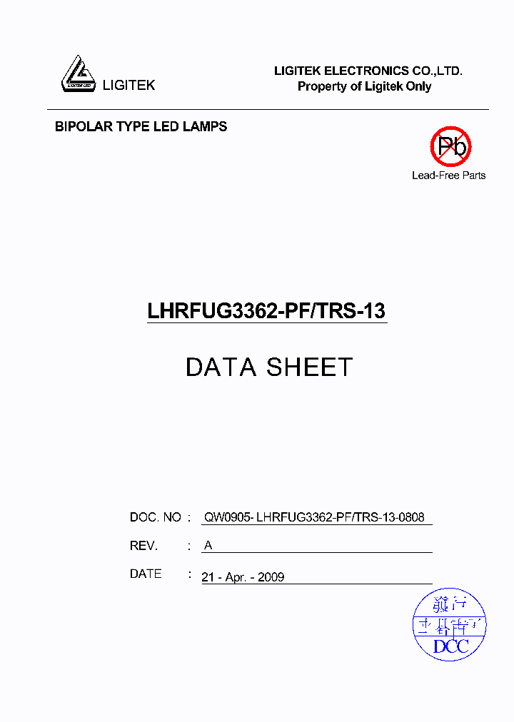 LHRFUG3362-PF-TRS-13_4559949.PDF Datasheet