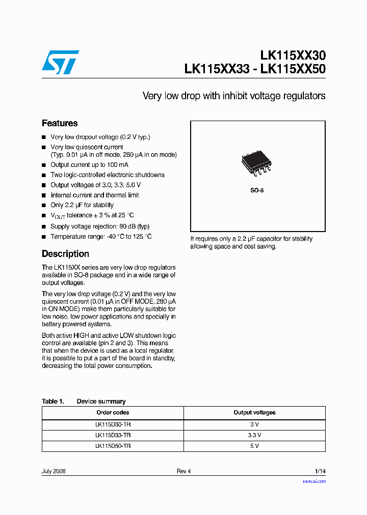 LK115D33-TR_4346574.PDF Datasheet