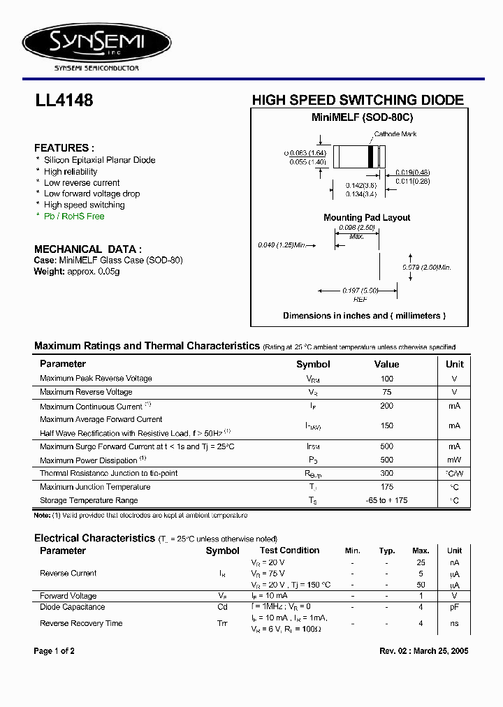LL4148_4545735.PDF Datasheet