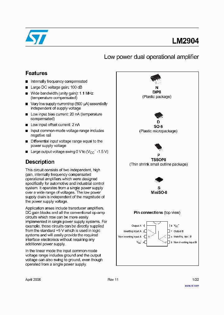 LM2904PT_4212993.PDF Datasheet