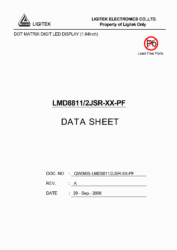 LMD8811-2JSR-XX-PF_4578203.PDF Datasheet