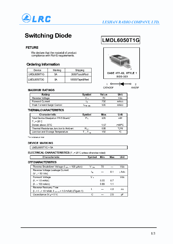 LMDL6050T1G_4435834.PDF Datasheet