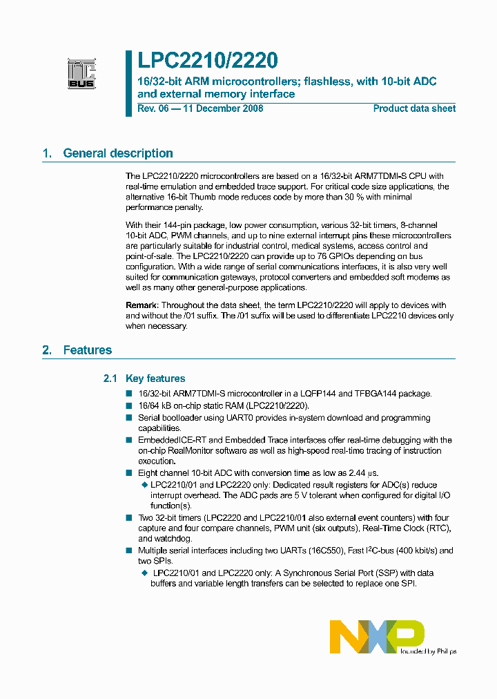 LPC2210FBD144_4304253.PDF Datasheet
