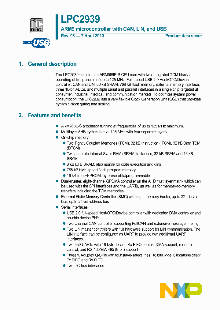 LPC2939_4717822.PDF Datasheet