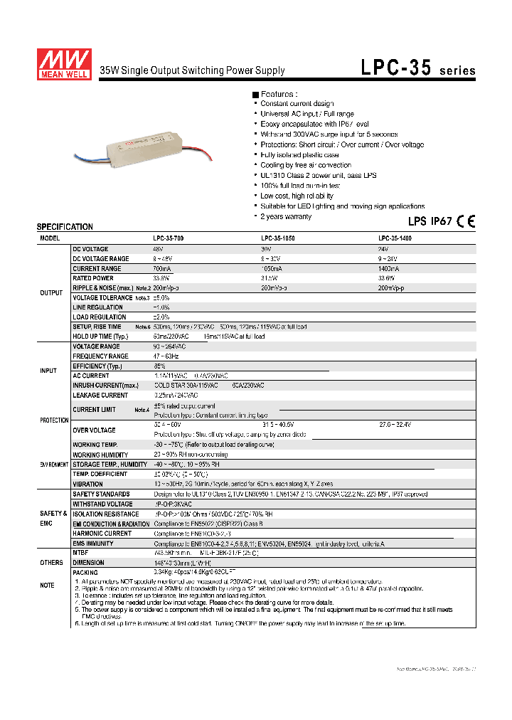 LPC-35-1050_4897950.PDF Datasheet