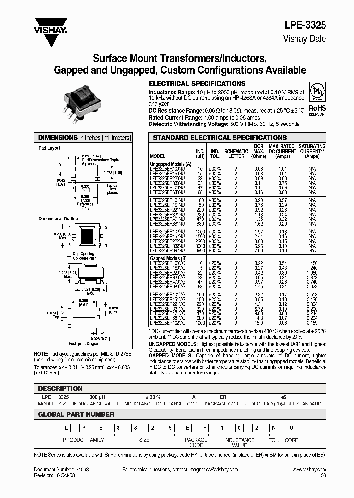 LPE-3325-100MB_4630097.PDF Datasheet