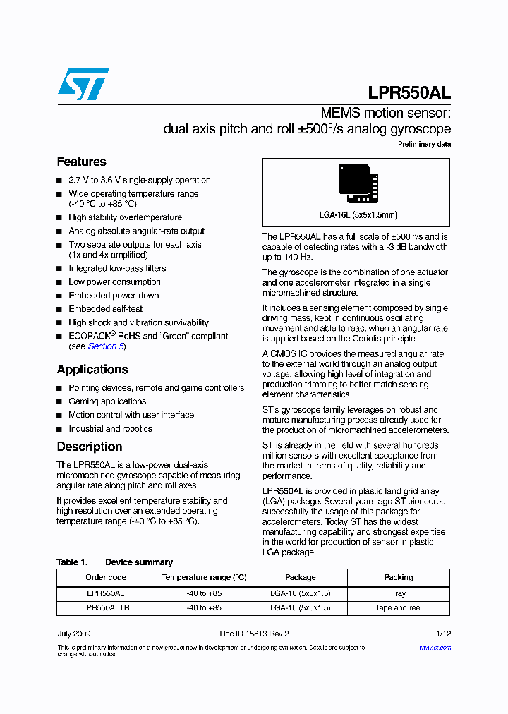 LPR550AL_4626652.PDF Datasheet
