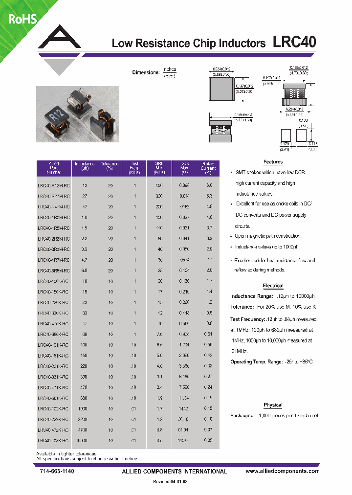 LRC40-472K-RC_4519886.PDF Datasheet