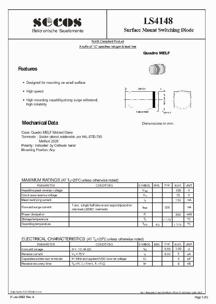 LS4148_4775792.PDF Datasheet