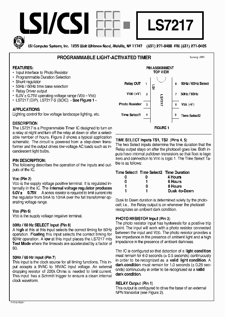 LS7217_4253520.PDF Datasheet