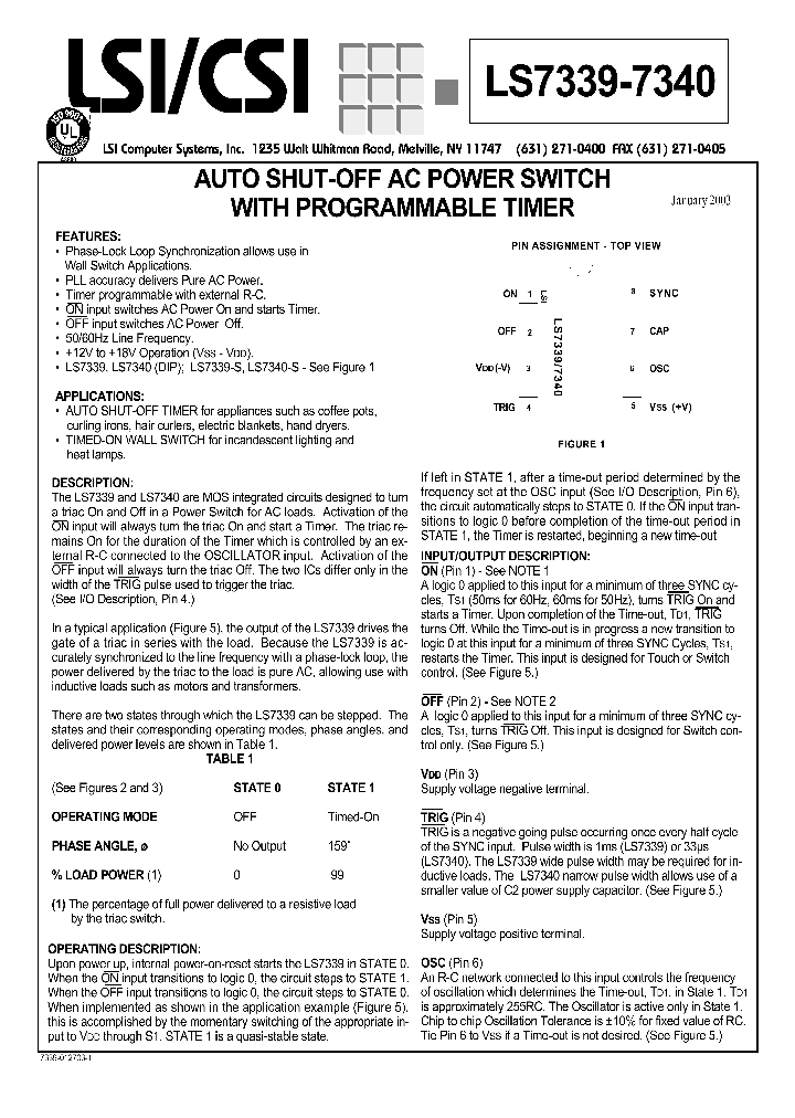 LS7340_4527390.PDF Datasheet