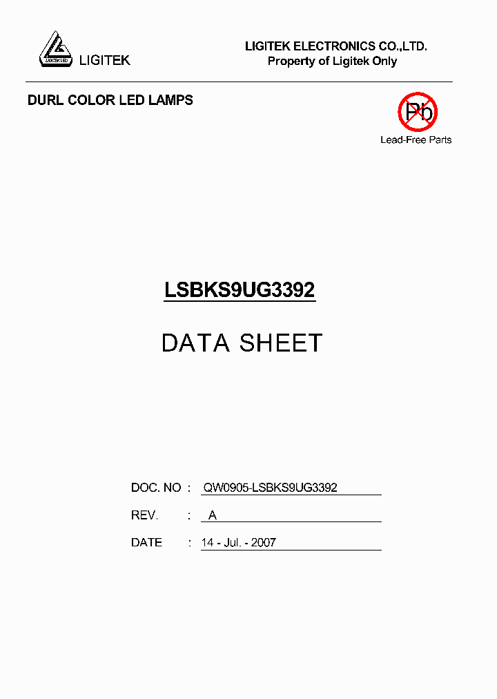 LSBKS9UG3392_4553382.PDF Datasheet