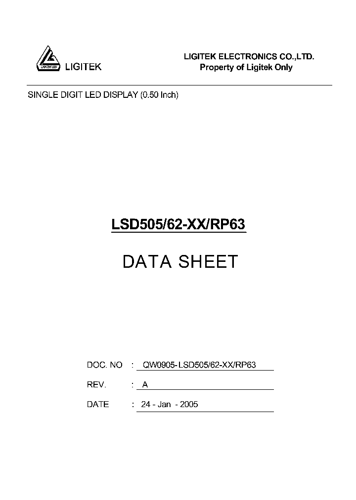LSD505-62-XX-RP63_4669739.PDF Datasheet