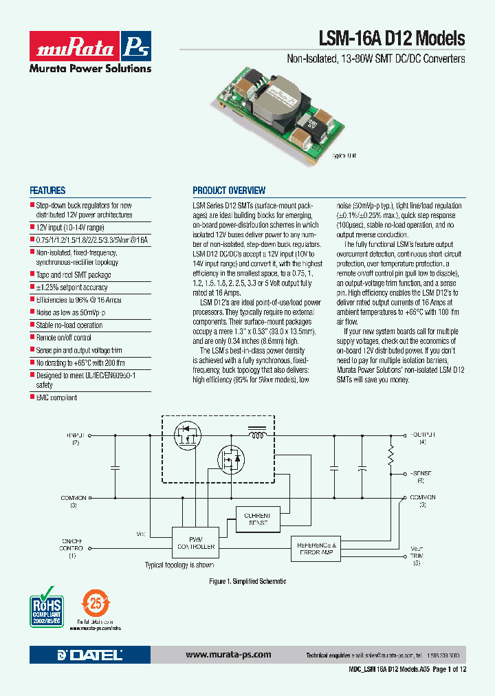 LSM16A-D12_4545737.PDF Datasheet