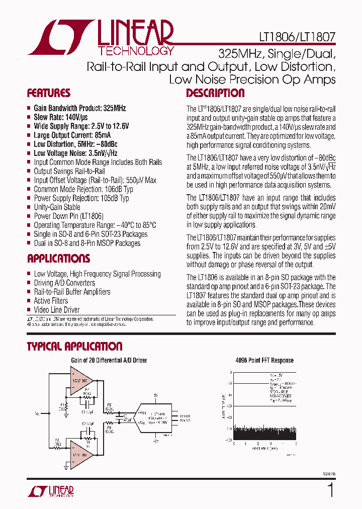 LT1807IS8-PBF_4301615.PDF Datasheet