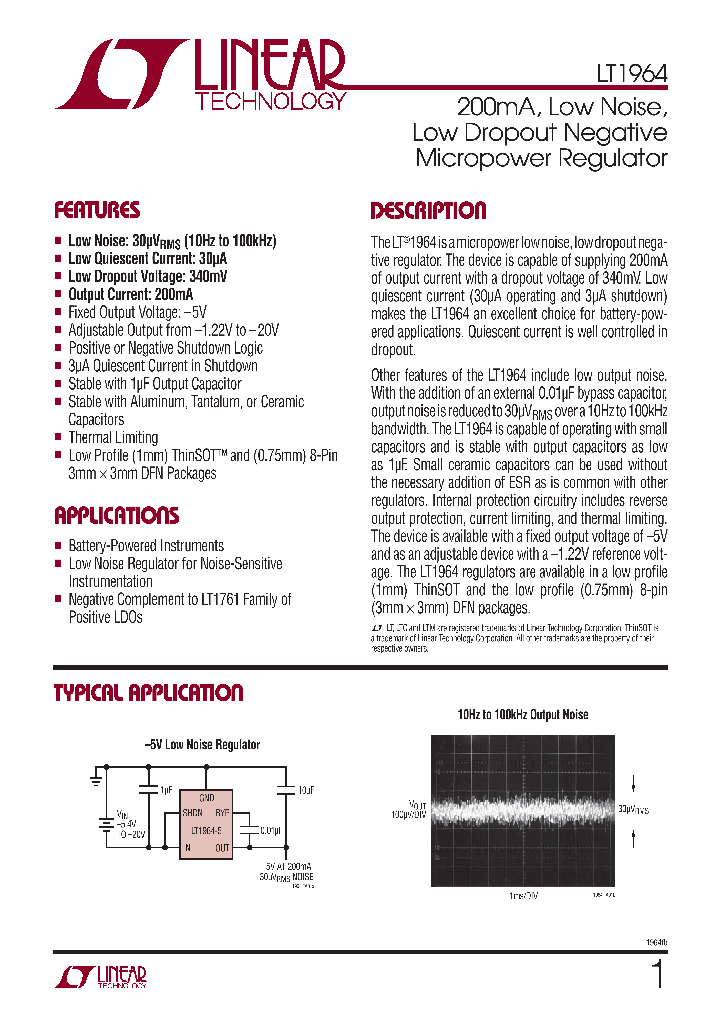 LT1964EDDPBF_4306459.PDF Datasheet