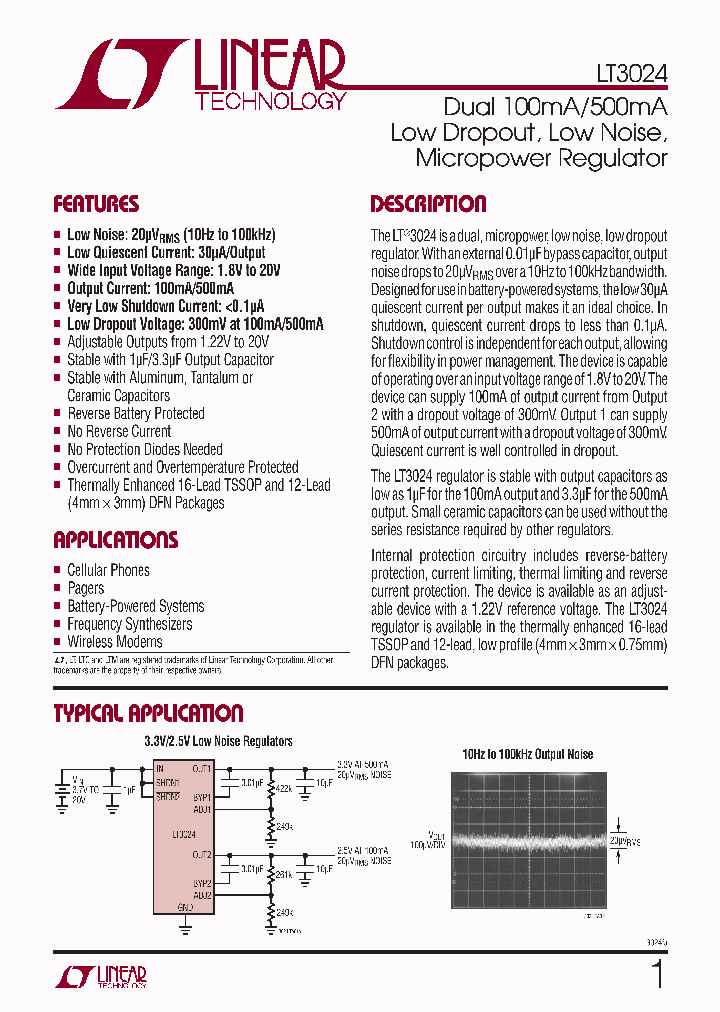 LT3024EDE-PBF_4320362.PDF Datasheet