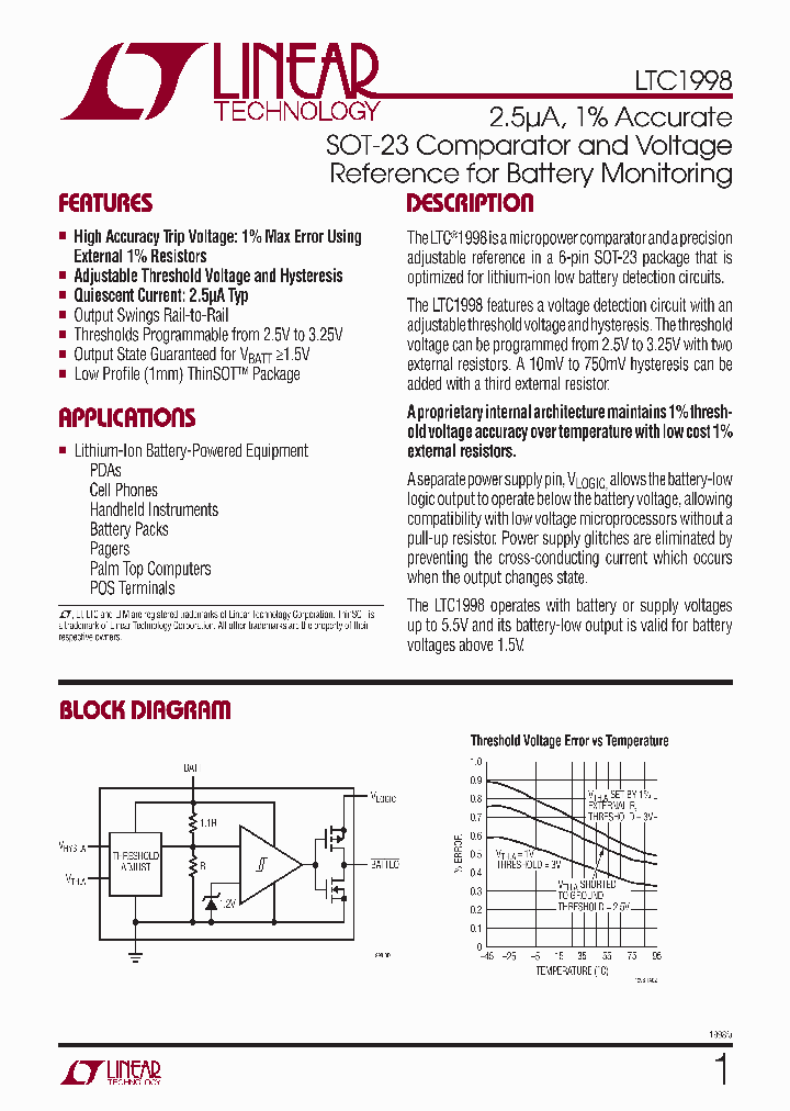 LTC1998IS6-PBF_4320371.PDF Datasheet