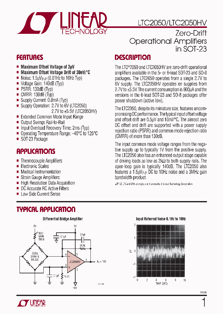 LTC2050HVIS5_4299972.PDF Datasheet