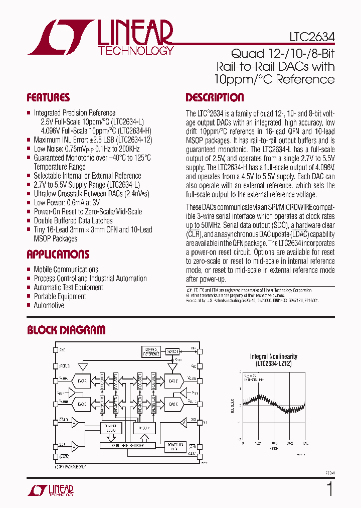 LTC2634CUDLMX12PBF_4405185.PDF Datasheet