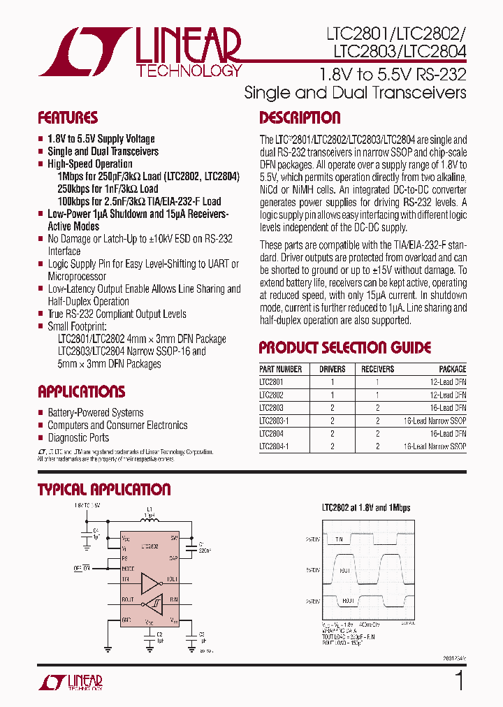 LTC2801CDE-PBF_4338249.PDF Datasheet