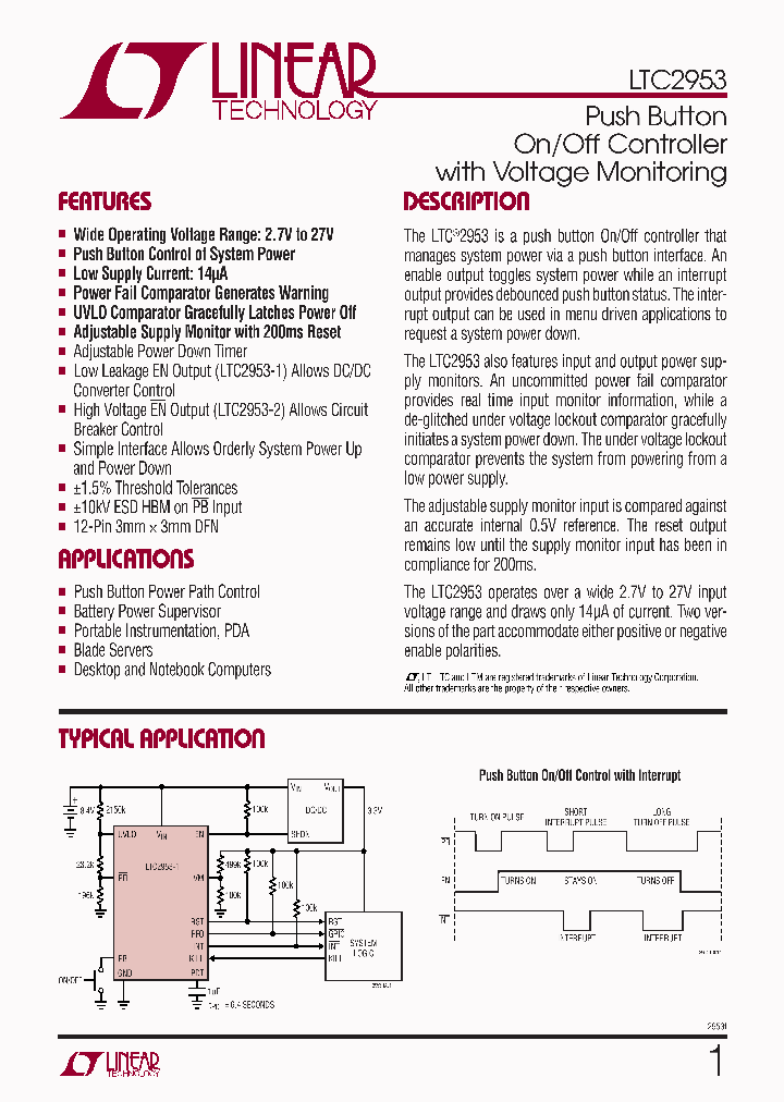 LTC2953CDD-1-PBF_4377899.PDF Datasheet