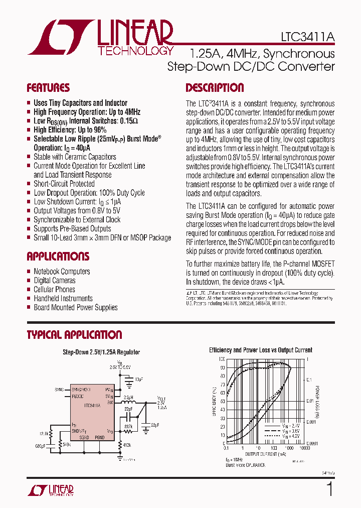 LTC3411AEMS-PBF_4362289.PDF Datasheet