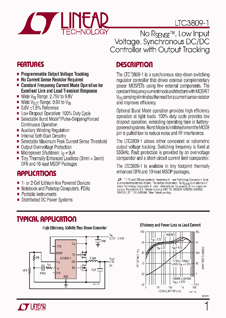 LTC3809EMSE-1_4342178.PDF Datasheet